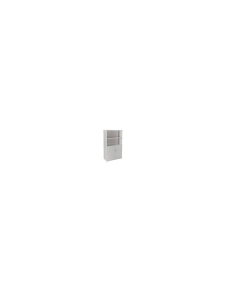 ARMARIO ROCADA 2 EST.2 PUERTAS INFERIORES 156X90X45 GRIS/HAYA