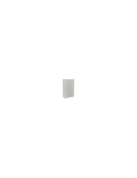 ARMARIO ROCADA 4 EST.2 PUERTAS 156X90X45 CM GRIS/GRIS