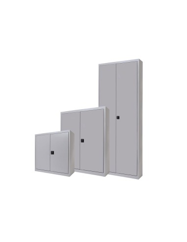 ARMARIO MET.ROCADA 2 PB UNA BALDA 90X70X45 CM AC00 GRIS/GRIS