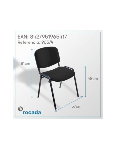 SILLA CONFIDENTE ESTRUCTURA METALICA NG.TAPIZADA