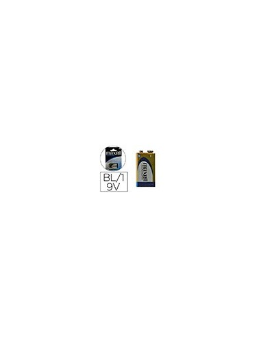 PILA MAXELL ALCALINA 9V LR09 BLISTER 1 UNIDAD  LR09-B1 MXL
