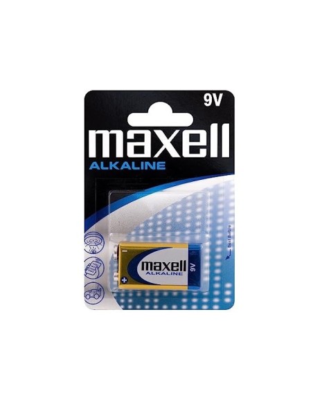 PILA MAXELL ALCALINA 9V LR09 BLISTER 1 UNIDAD  LR09-B1 MXL