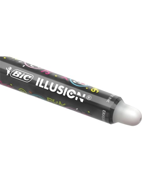 BOLIGRAFO BIC GELOCITY ILLUSION BORRABLE NG.PUNTA 0,7 MM