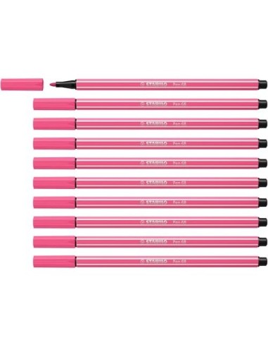 ROTULADOR STABILO ACUARELABLE PEN 68 CARNE OSCURO 1 MM