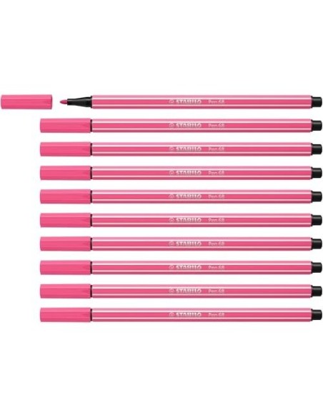 ROTULADOR STABILO ACUARELABLE PEN 68 CARNE OSCURO 1 MM