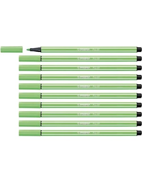 ROTULADOR STABILO ACUARELABLE PEN 68 ESMERALDA CLARO 1 MM