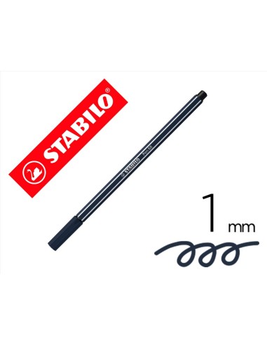 ROTULADOR STABILO ACUARELABLE PEN 68 GRIS PAYNES 1 MM