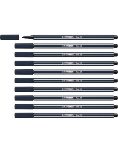 ROTULADOR STABILO ACUARELABLE PEN 68 GRIS PAYNES 1 MM