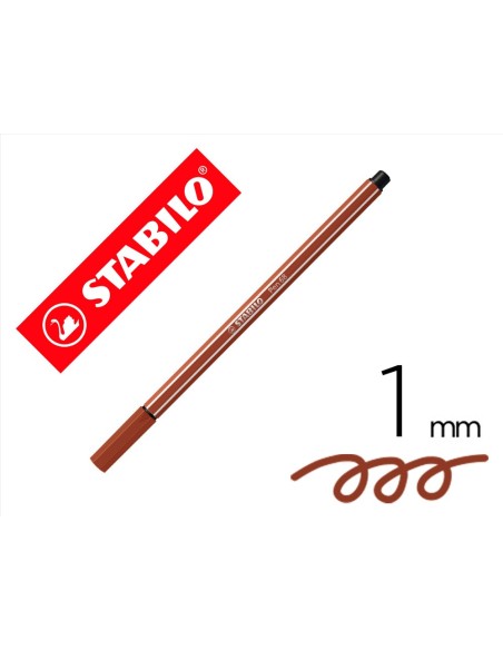 ROTULADOR STABILO ACUARELABLE PEN 68 SANGUINA 1 MM