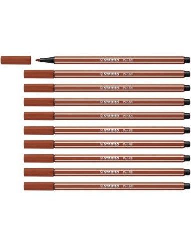ROTULADOR STABILO ACUARELABLE PEN 68 SANGUINA 1 MM