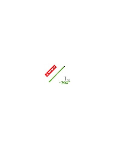 ROTULADOR STABILO ACUARELABLE PEN 68 VERDE PRADO 1 MM