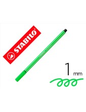 ROTULADOR STABILO ACUARELABLE PEN 68 VERDE NEON 1 MM