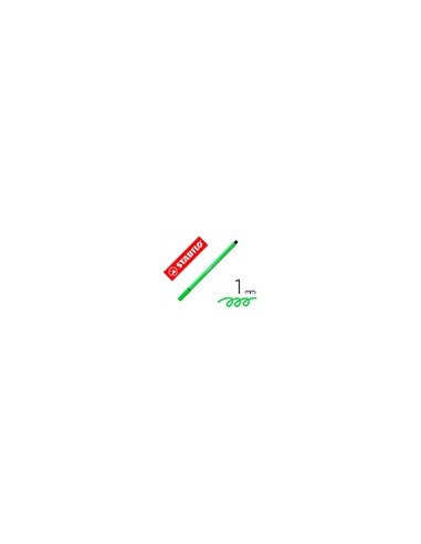 ROTULADOR STABILO ACUARELABLE PEN 68 VERDE NEON 1 MM