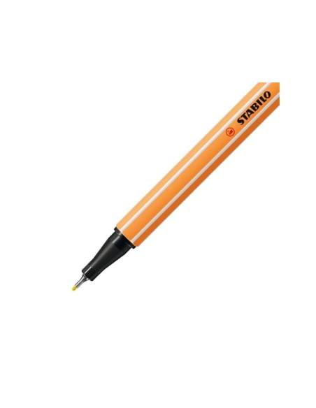 ROTULADOR STABILO PUNTA FIBRA POINT 88 AMARILLO LIMON 0,4 MM