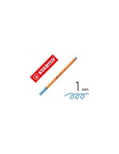 ROTULADOR STABILO PUNTA FIBRA POINT 88 AZUL CLARO 0,4 MM 2