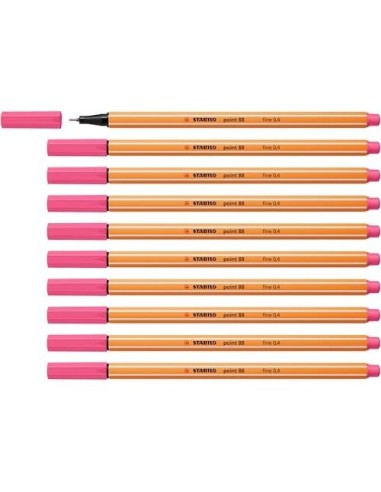 ROTULADOR STABILO PUNTA FIBRA POINT 88 CARNE OSCURO 0,4 MM
