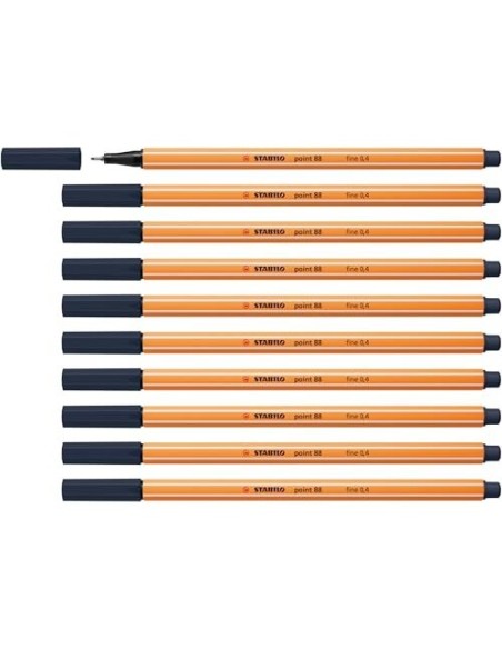 ROTULADOR STABILO PUNTA FIBRA POINT 88 GRIS PAYNES 0,4 MM