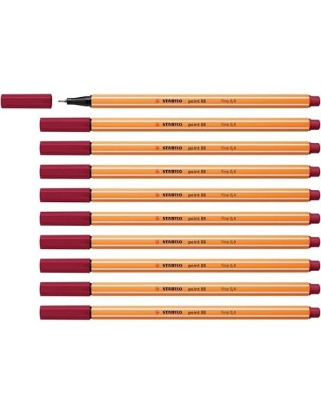 ROTULADOR STABILO PUNTA FIBRA POINT 88 PURPURA 0,4 MM