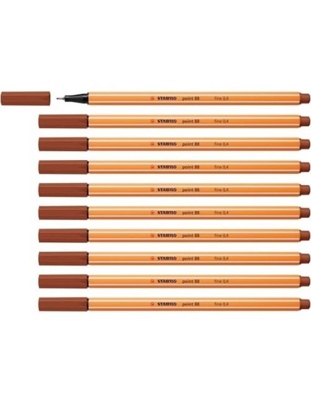 ROTULADOR STABILO PUNTA FIBRA POINT 88 SANGUINA 0,4 MM