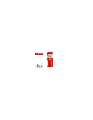 ROTULADOR STABILO PUNTA FIBRA PEN 68 ESTUCHE ROLLERSET 30 SURT.
