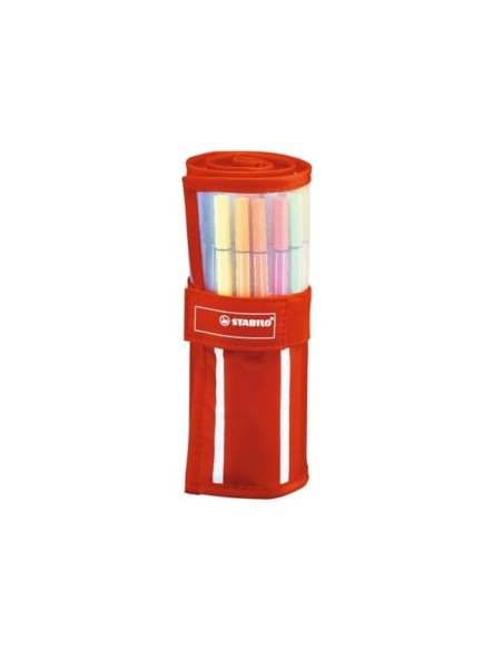 ROTULADOR STABILO PUNTA FIBRA PEN 68 ESTUCHE ROLLERSET 30 SURT.