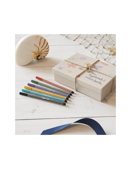 ROTULADOR STABILO PUNTA FIBRA PEN 68 ESTUCHE ROLLERSET 30 SURT.