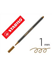 ROTULADOR STABILO ACUARELABLE PEN 68 MET.ORO 1 MM