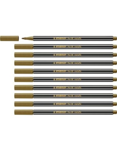 ROTULADOR STABILO ACUARELABLE PEN 68 MET.ORO 1 MM