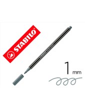 ROTULADOR STABILO ACUARELABLE PEN 68 MET.PLATA 1 MM