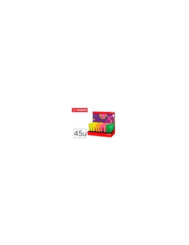 ROTULADOR STABILO FLUOR.72 NEON EXPOSITOR 45 UD.SURT.