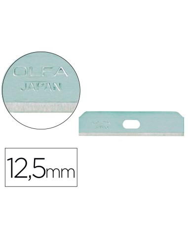 REPUESTO CUTER OLFA ANCHO 12,5MM 10 UD.CUTER SEGURIDAD SK-7