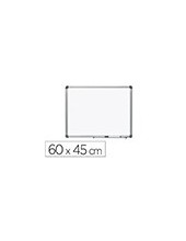 PIZARRA BLANCA VIT.MAGNETICO MARCO AL. CANTO PVC 60X45 CM C/BANDEJA 2