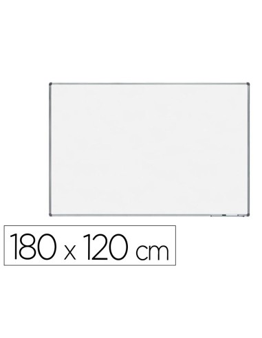 PIZARRA BLANCA VIT.MAGNETICO MARCO AL. CANTO PVC 180X120 CM C/BANDEJA