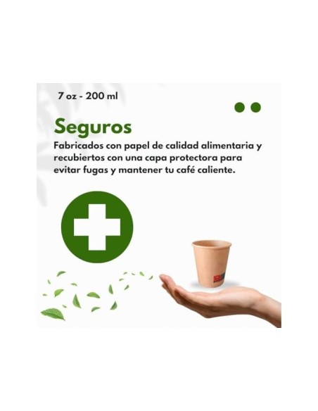 VASO TERMICO CARTON 200 CC PQ.50 UDS.