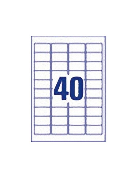 ETIQUETA ADH.AVERY POLIESTER SUPER ADHERENTE BL.45,7X25,4MM 800 UD.