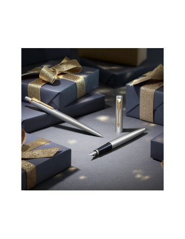 JUEGO PARKER DUO JOTTER ACERO GT BOLIGRAFO+PLUMA