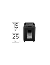 DESTRUCTORA FELLOWES 92CS 18H. P4 25 L DESTR GRAPAS CLIPS CD 1719301 2