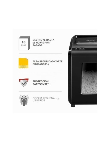 DESTRUCTORA FELLOWES 92CS 18H. P4 25 L DESTR GRAPAS CLIPS CD 1719301