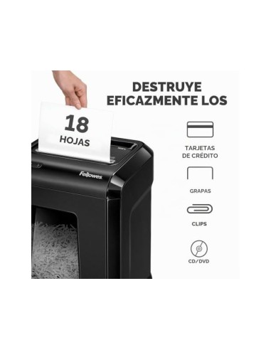 DESTRUCTORA FELLOWES 92CS 18H. P4 25 L DESTR GRAPAS CLIPS CD 1719301