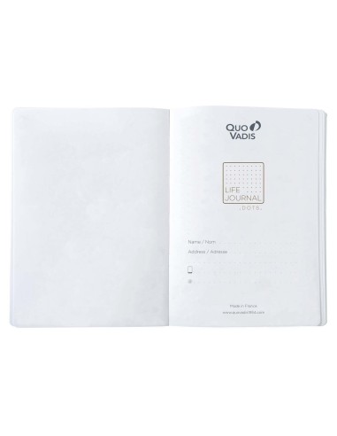 CUADERNO QUO VADIS INFINITE DOTS 15X21 CM 224H. T.SIMILPIEL AZ