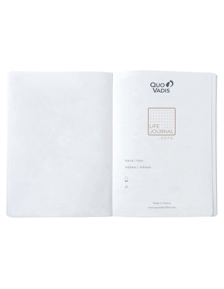 CUADERNO QUO VADIS INFINITE DOTS 15X21 CM 224H. T.SIMILPIEL AZ