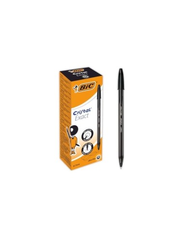 BOLIGRAFO BIC CRISTAL ULTRAFINE PUNTA FORMA AGUJA 0,7MM NG.