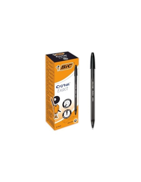 BOLIGRAFO BIC CRISTAL ULTRAFINE PUNTA FORMA AGUJA 0,7MM NG.