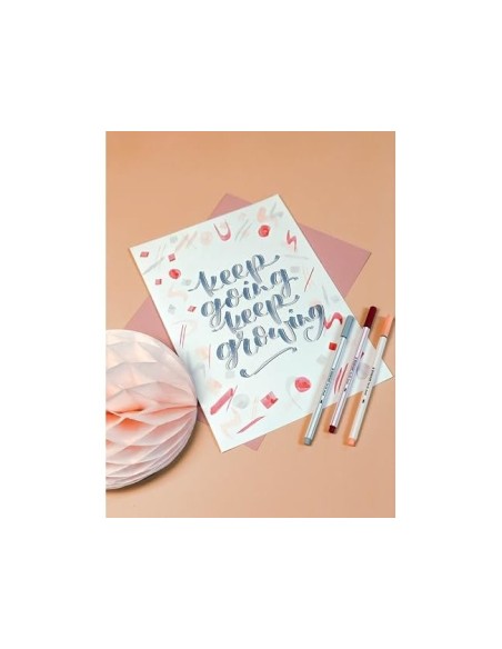 ROTULADOR STABILO ACUARELABLE PEN 68 BRUSH PUNTA PINCEL 12 UD.SURT.