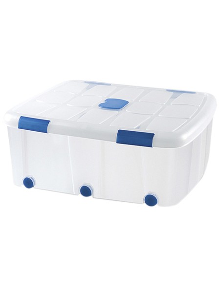CONTENEDOR PLASTICO PLASTICFORTE 100LT.N 15 TPTE.T.330X800X600 MM