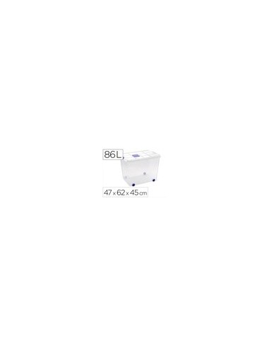CONTENEDOR PLASTICO PLASTICFORTE 86LT.N 8 TPTE.T.470X620X450 MM