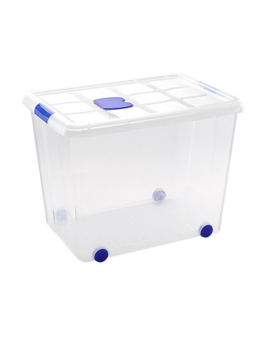 CONTENEDOR PLASTICO PLASTICFORTE 86LT.N 8 TPTE.T.470X620X450 MM