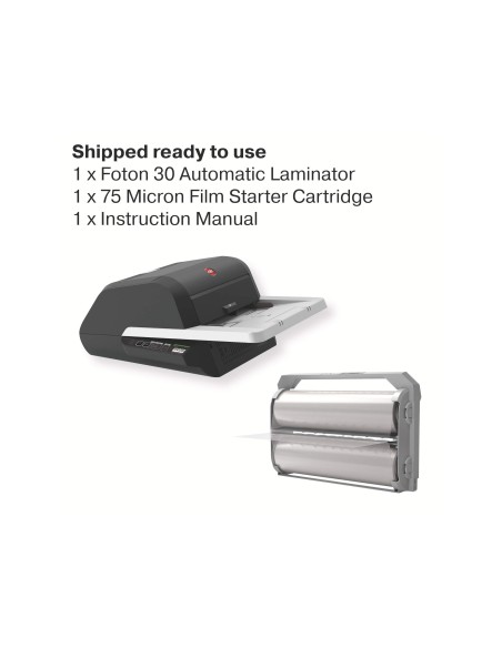 PLASTIFICADORA GBC FOTON 30 AUTOMATICA A3 4 RODILLOS HASTA 250 MICRAS