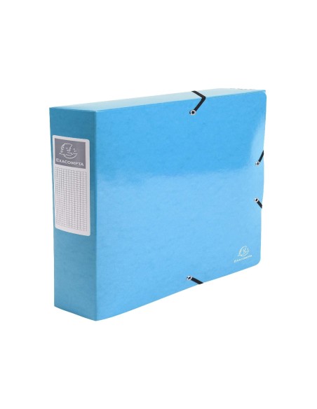 CARPETA PROYECTO EXACOMPTA CARTON LUSTRADO PLAST.A4 60MM SURT.