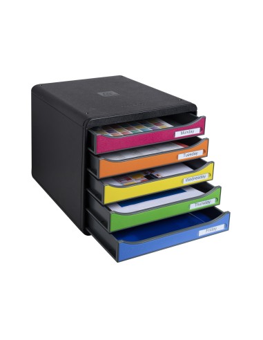 FICHERO SOBREMESA EXACOMPTA BIG-BOX PLUS CLASSIC 5 CAJONES MULTI.